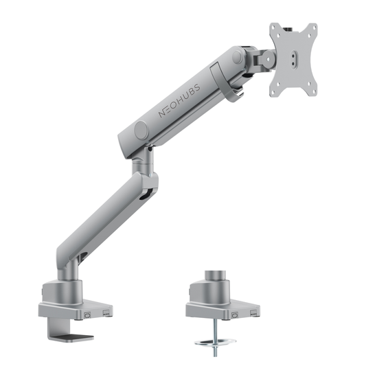 NEOHUBS Pro Single Monitor Arm Mount Premium Adjustable VESA Desktop Stand