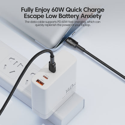 Flow X USB-C to USB-C Type-C Fast Charger Cable - 60W, 3A