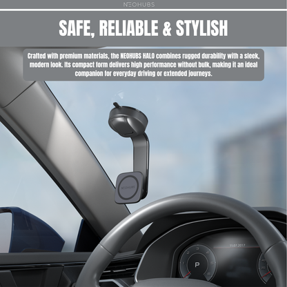 HALO Adjustable Magnetic Dashboard Car Phone Holder Mount