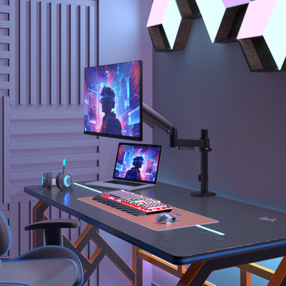 Core+ Single Monitor Arm Mount Adjustable Vesa Desktop Stand