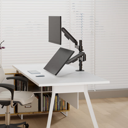 Core+ Dual Monitor Arm Mount Adjustable Vesa Desktop Stand