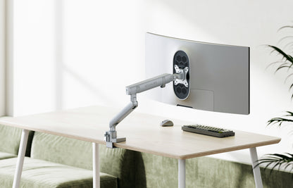 Pro Single Monitor Arm Mount Premium Adjustable VESA Desktop Stand