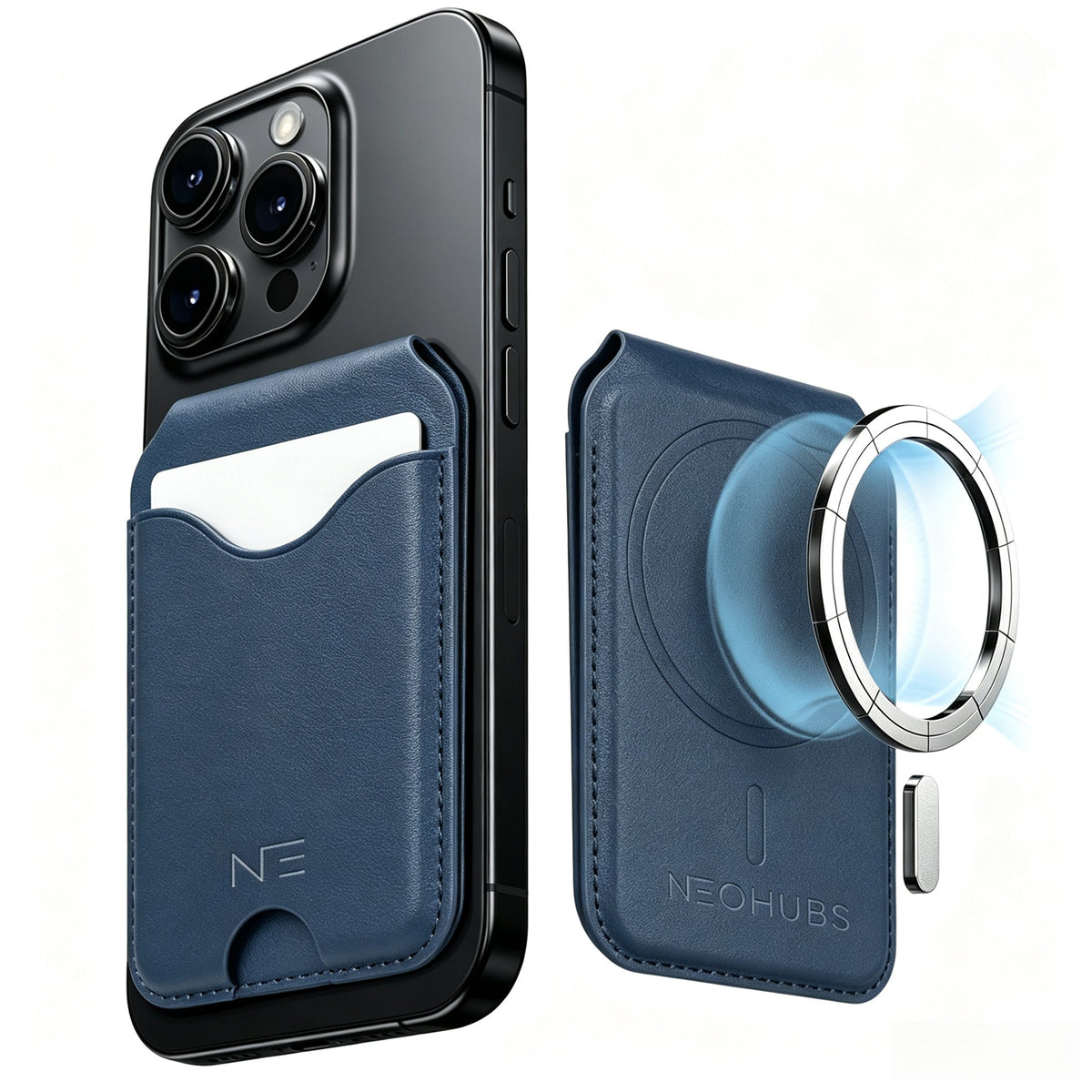 NEOHUBS NEXO MagSafe Wallet Stand Compatible with iPhone 18/17/16/15 Series