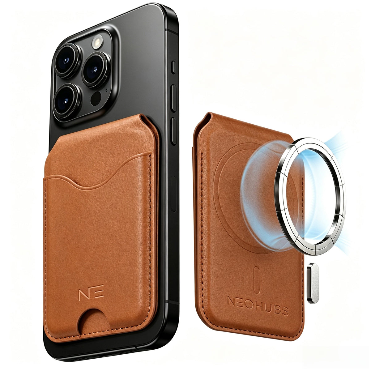 NEOHUBS NEXO MagSafe Wallet Stand Compatible with iPhone 18/17/16/15 Series