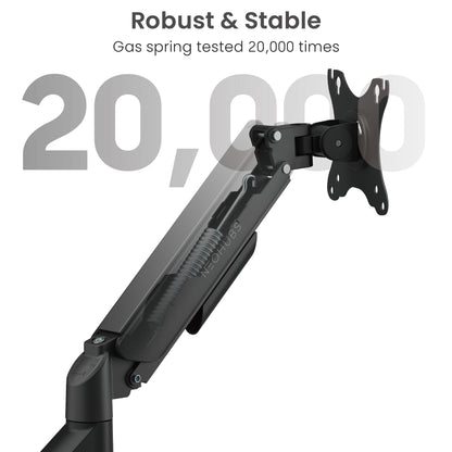 Core Single Monitor Arm Mount Adjustable Vesa Desktop Stand