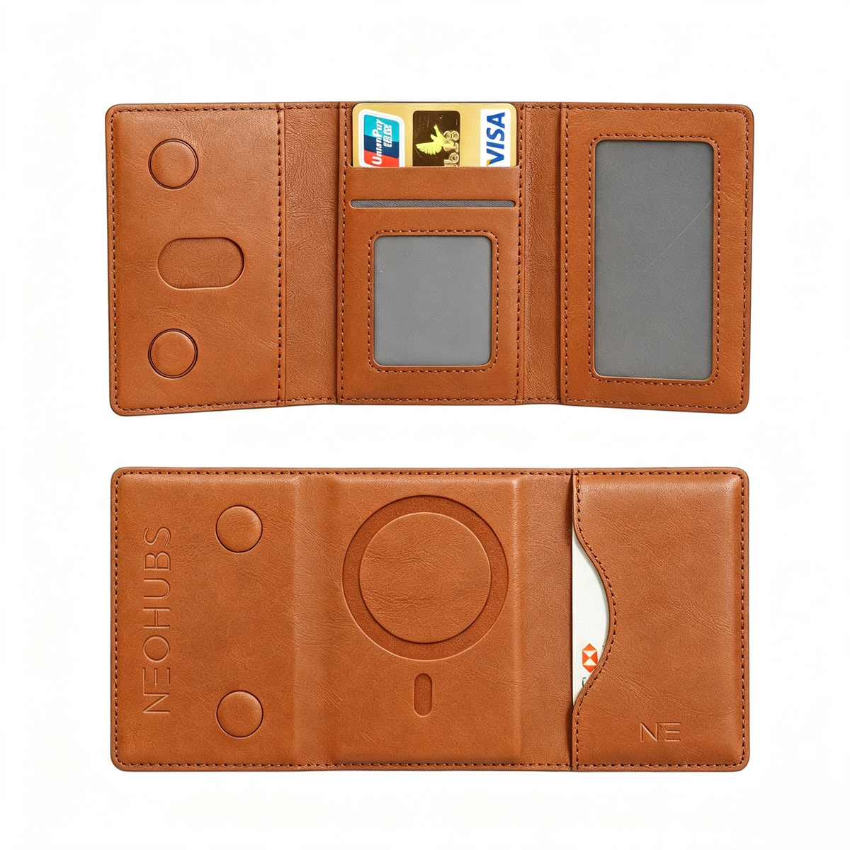 NEOHUBS ZENO MagSafe Wallet Compatible with iPhone 18/17/16/15/14 Series