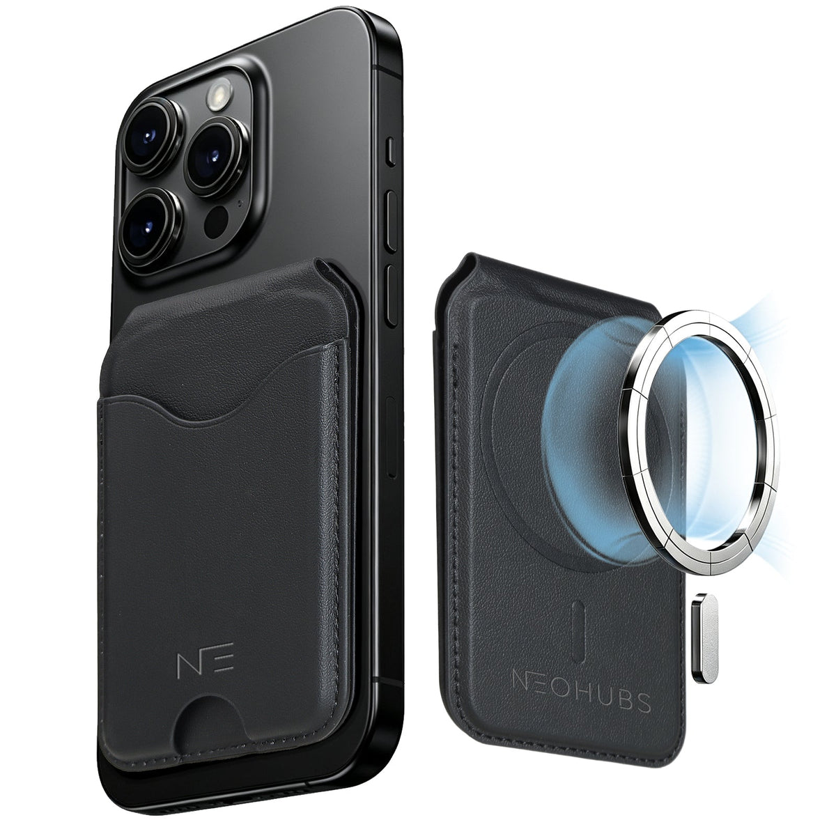 NEOHUBS NEXO MagSafe Wallet Stand Compatible with iPhone 18/17/16/15 Series
