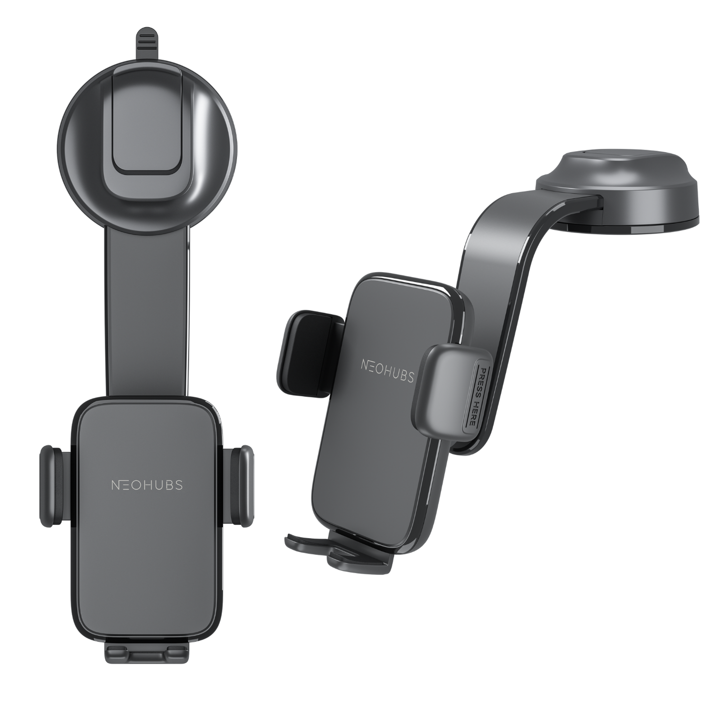 PULSE Adjustable Dashboard / Windshield Car Phone Holder Mount