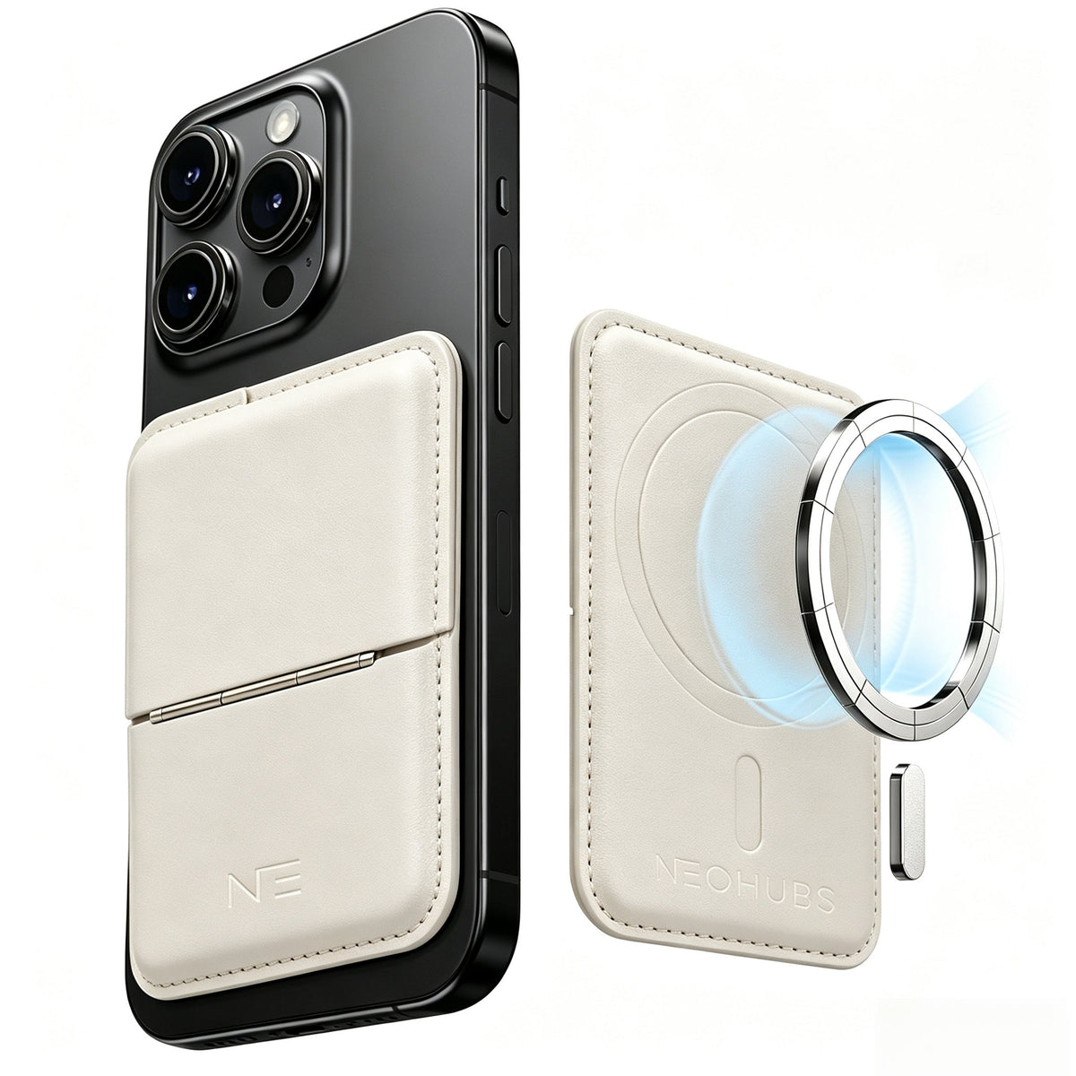 NEOHUBS VELO MagSafe Wallet Stand Compatible with iPhone 18/17/16/15 Series