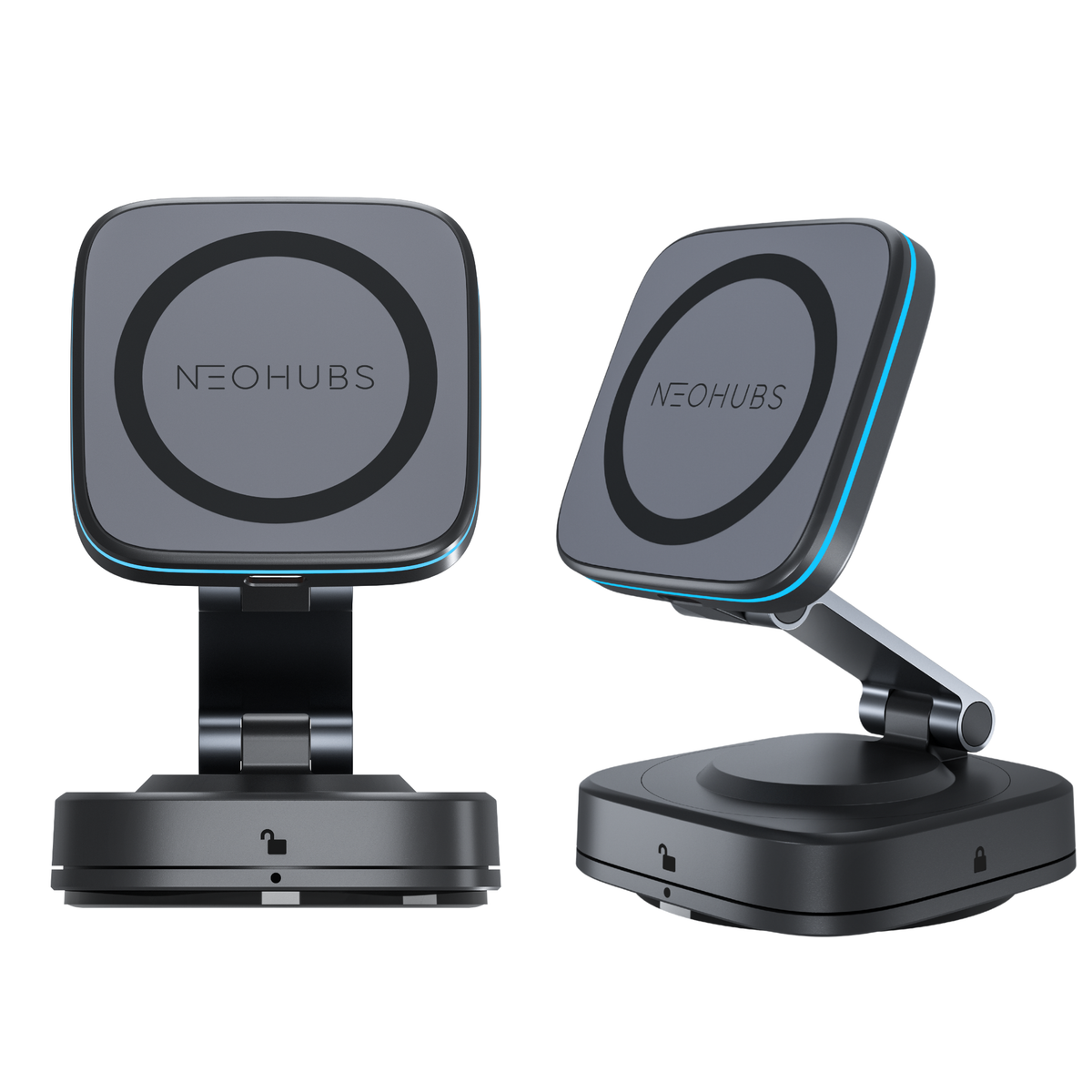 NEOHUBS NOVA 15W Wireless Car Charger Magnetic Car Phone Holder