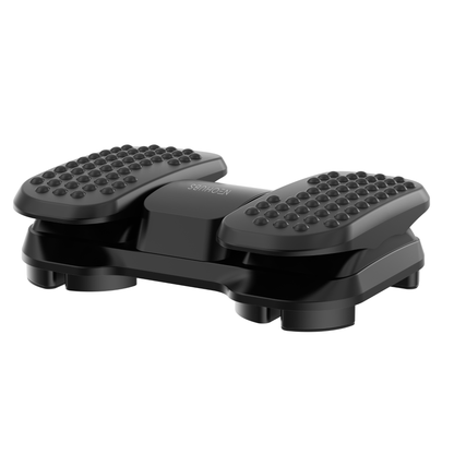 NEOHUBS Footrest with Adjustable Height, Massage Surface & Split Pedals