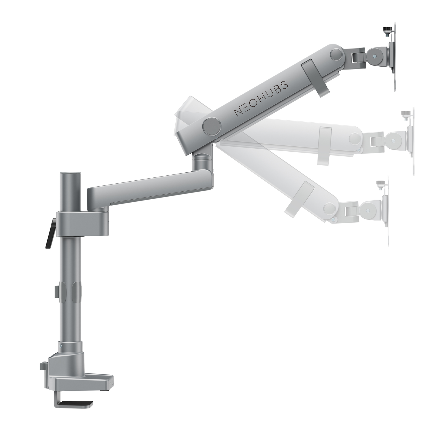 Pro+ Single Monitor Arm Mount Premium Adjustable VESA Desktop Stand