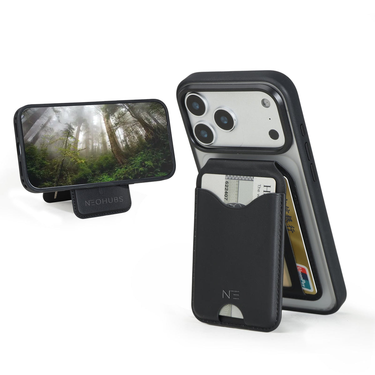NEOHUBS NEXO MagSafe Wallet Stand Compatible with iPhone 18/17/16/15 Series