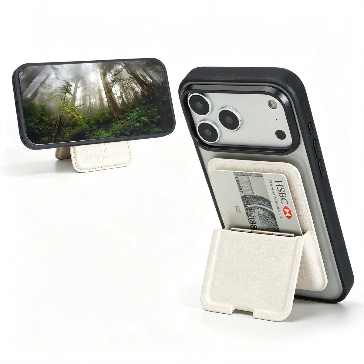 NEOHUBS VELO MagSafe Wallet Stand Compatible with iPhone 18/17/16/15 Series