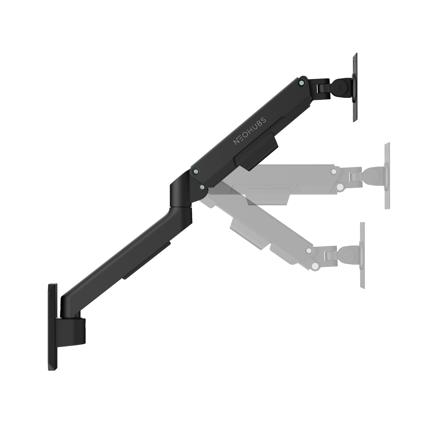 NEOHUBS Core Wall Single Monitor Arm Mount Adjustable VESA Desktop Stand