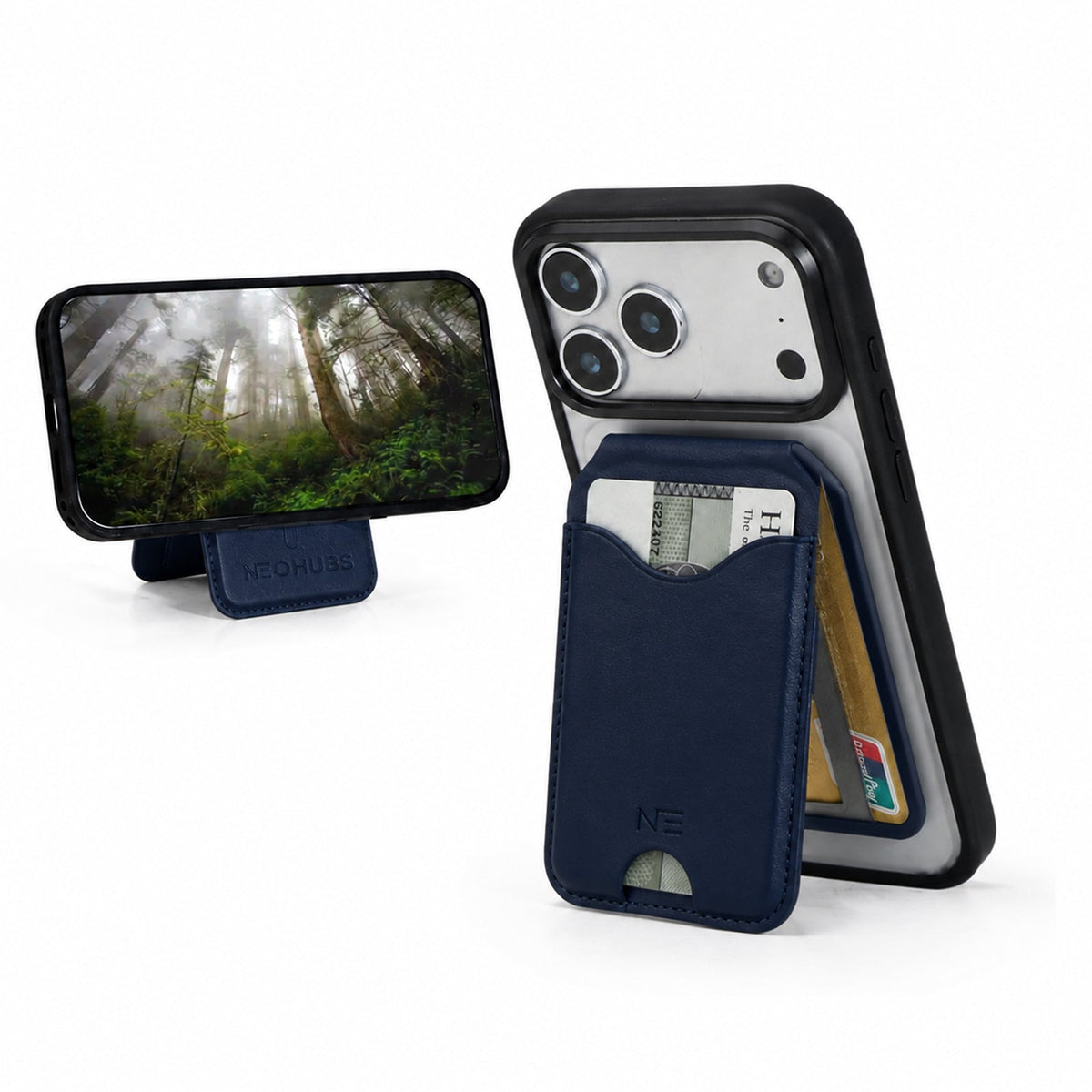 NEOHUBS NEXO MagSafe Wallet Stand Compatible with iPhone 18/17/16/15 Series