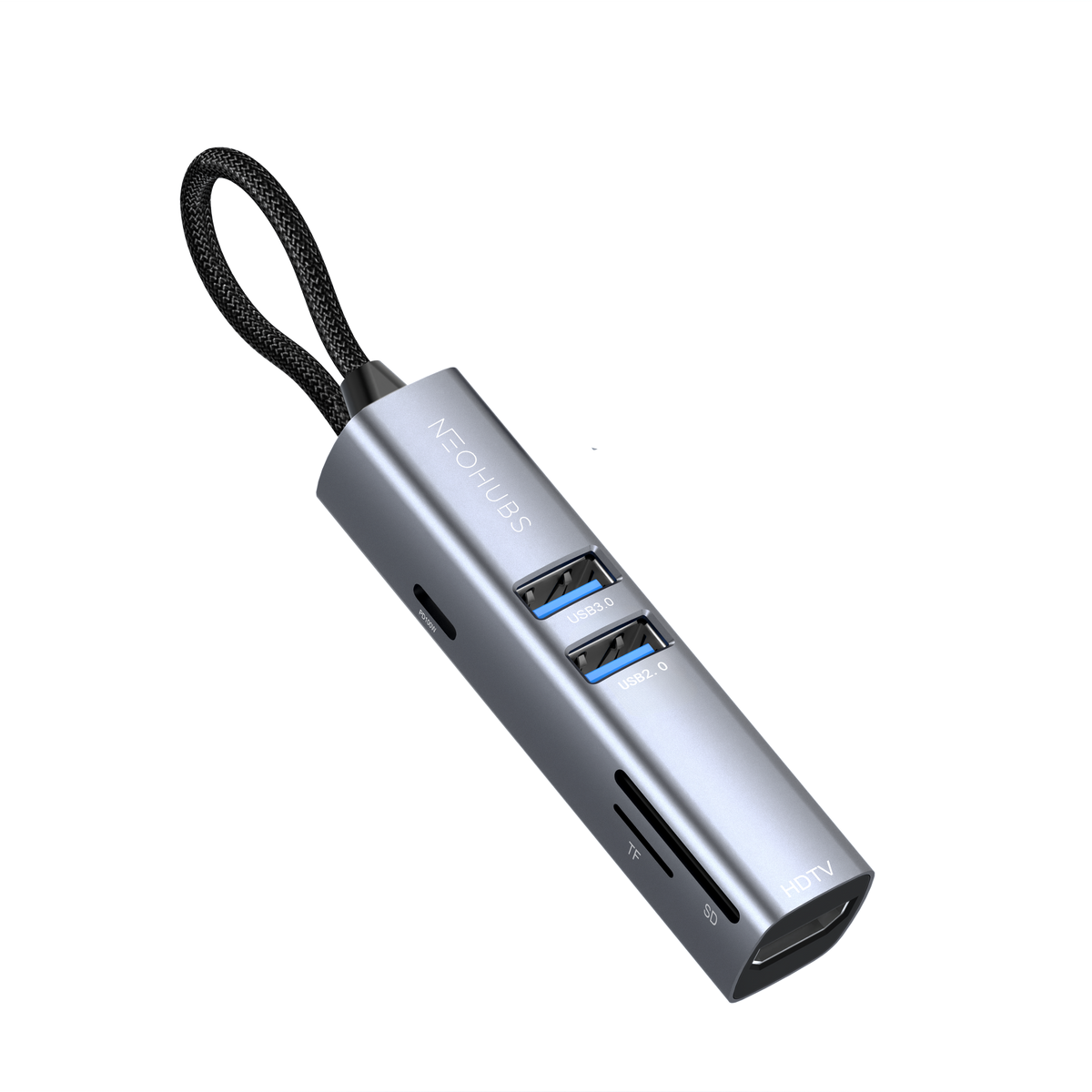 NEOHUBS HUB ELITE 6-in-1 Type-C Hub with HDMI, USB-C 100W, SD/TF, USB 3 & 2
