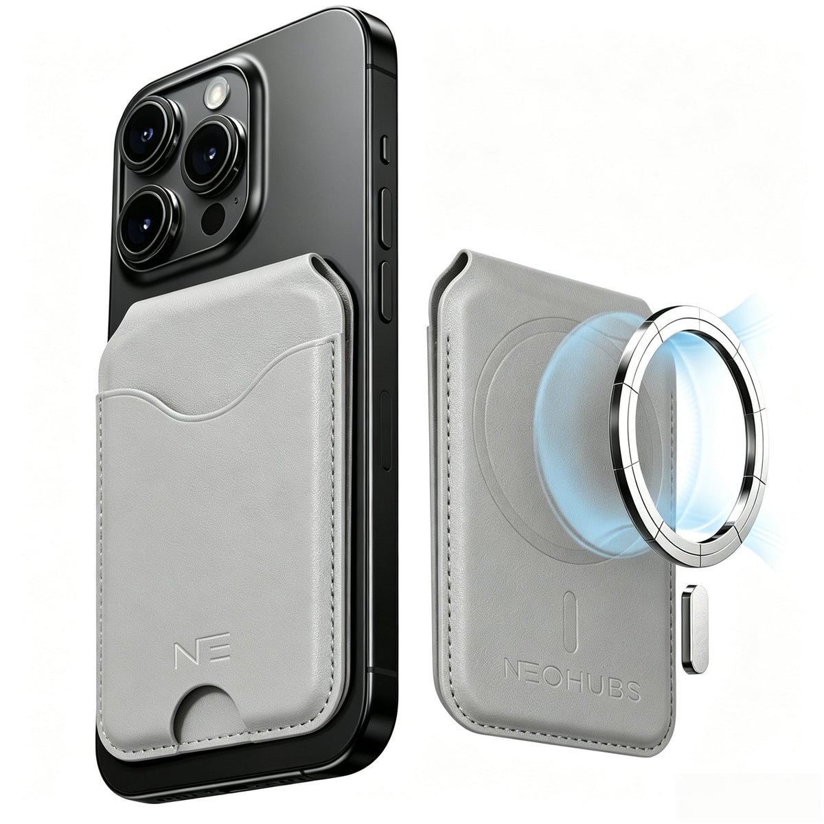 NEOHUBS NEXO MagSafe Wallet Stand Compatible with iPhone 18/17/16/15 Series