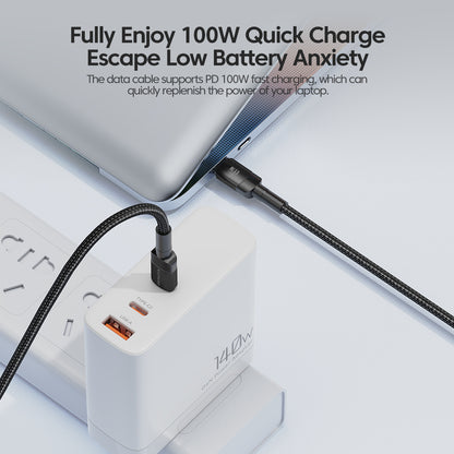 VOLT EDGE USB C to USB C Fast Charger Cable (100W, 5A)