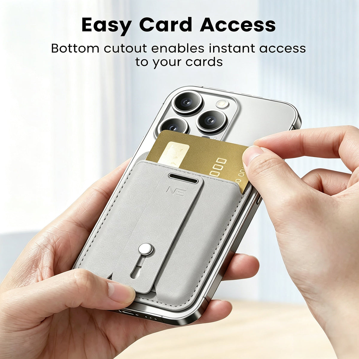 NEOHUBS LUMO MagSafe Wallet Stand Compatible with iPhone 18/17/16/15 Series