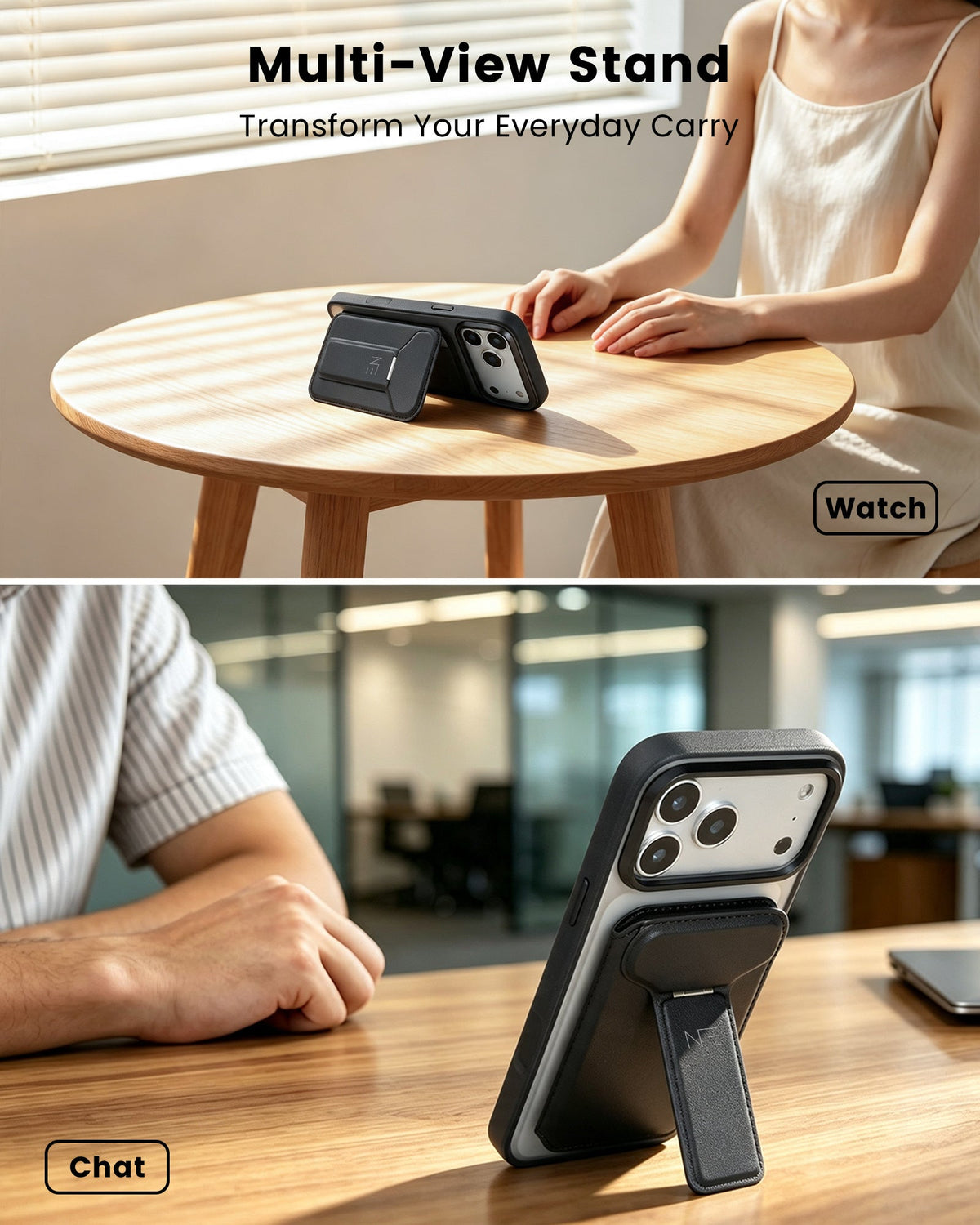 NEOHUBS ALTO MagSafe Wallet Stand Compatible with iPhone 18/17/16/15 Series