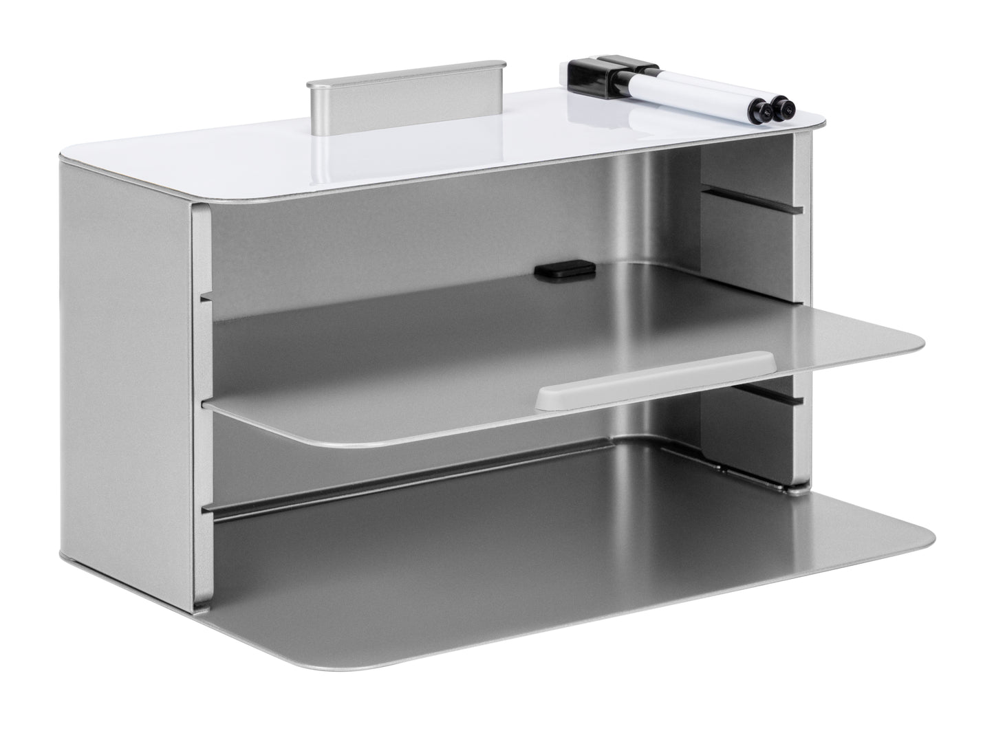 Ergonomic Steel Storage Box Stand Desk Organiser Tray