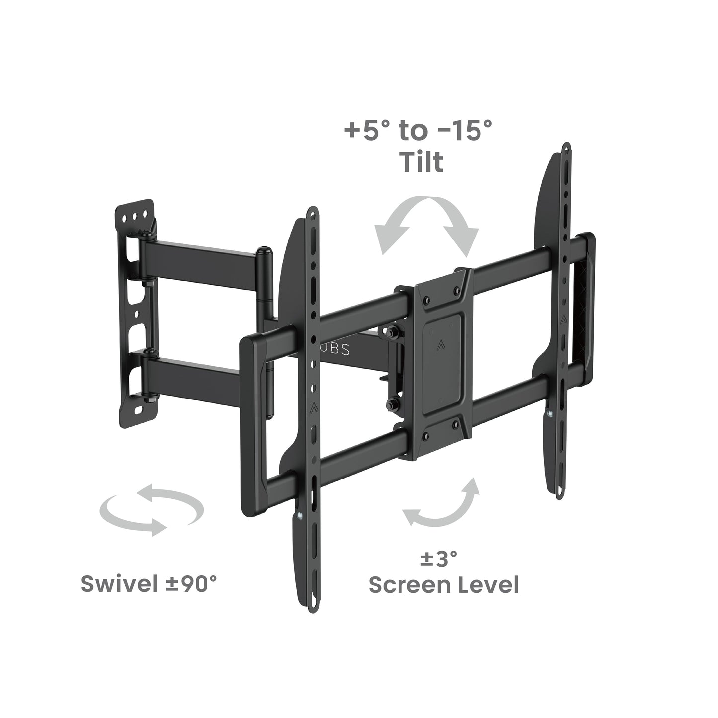 NEOHUBS 37-90" Full Motion TV Wall Mount Bracket VESA Compatible (50kg Max)
