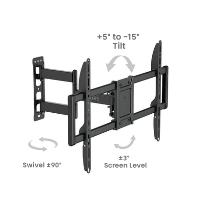 NEOHUBS 37-90" Full Motion TV Wall Mount Bracket VESA Compatible (50kg Max)