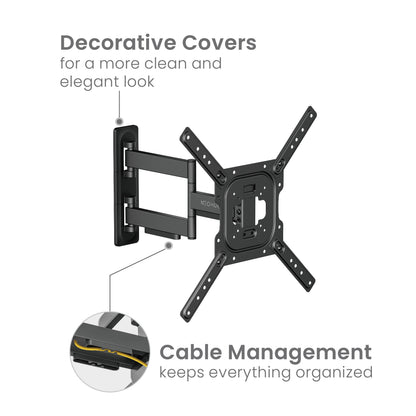 NEOHUBS 23-65" Full Motion TV Wall Mount Bracket VESA Compatible (35kg Max)