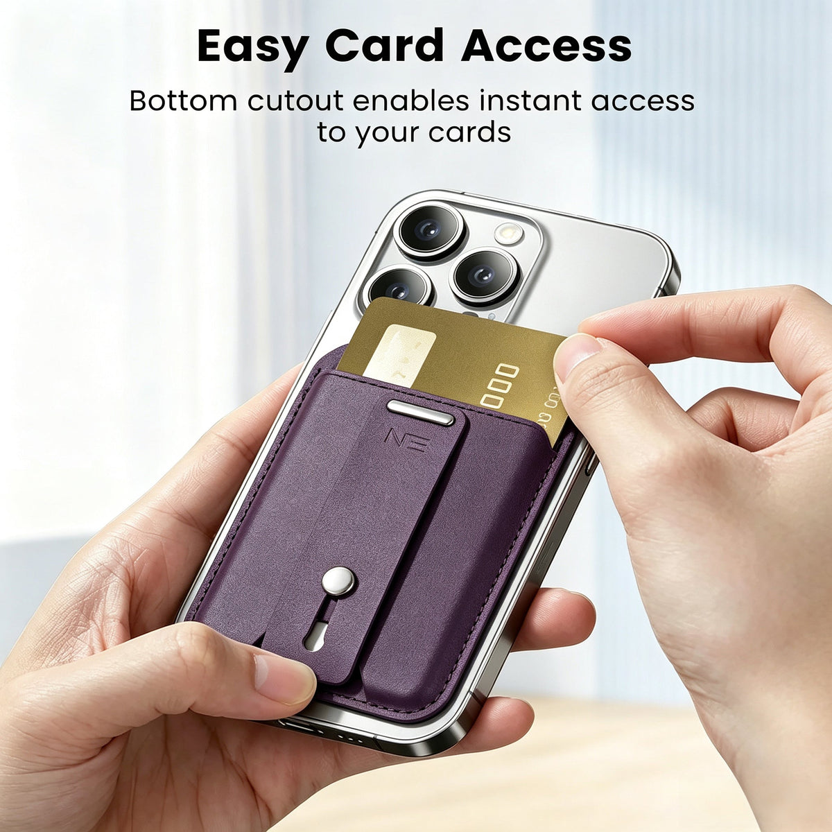 NEOHUBS LUMO MagSafe Wallet Stand Compatible with iPhone 18/17/16/15 Series