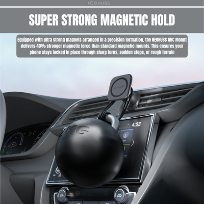 ARC Adjustable Magnetic Air Vent Car Phone Holder Mount