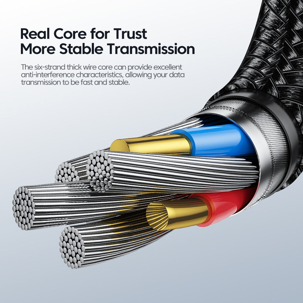 Flow X USB-C to USB-C Type-C Fast Charger Cable - 60W, 3A