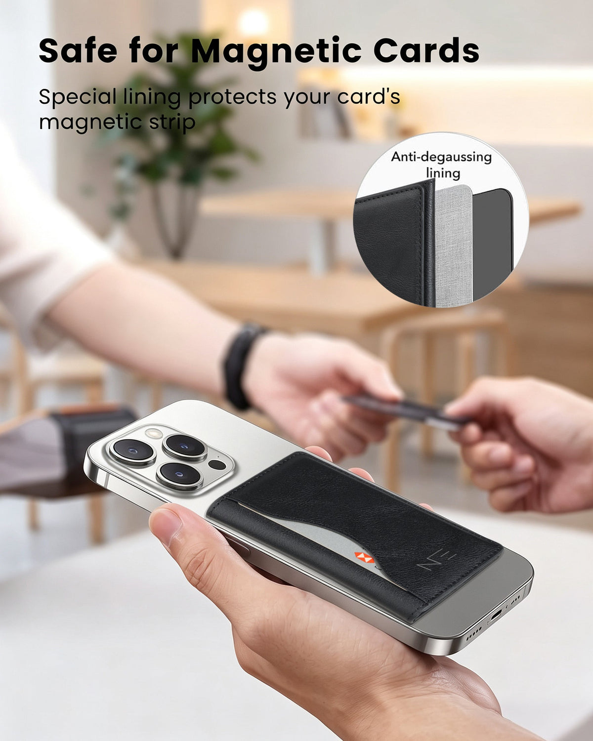 NEOHUBS ZENO MagSafe Wallet Compatible with iPhone 18/17/16/15/14 Series