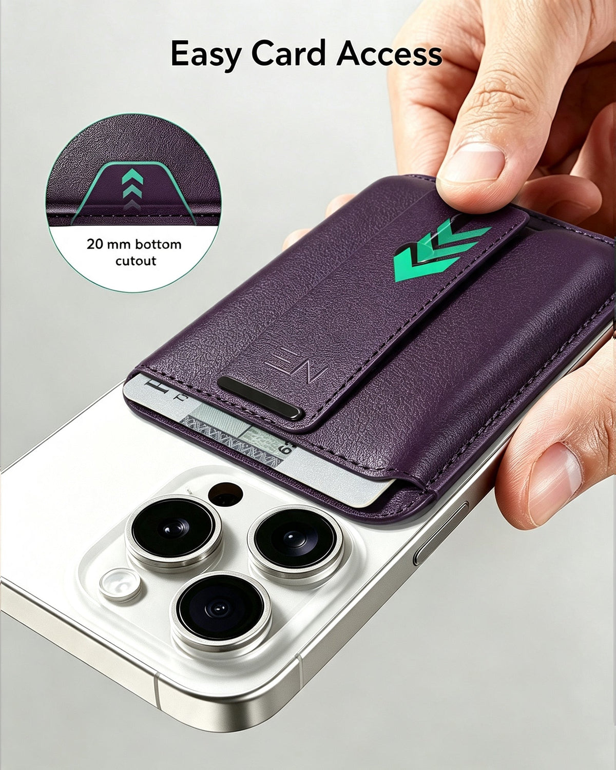 NEOHUBS AERIS MagSafe Wallet Compatible with iPhone 18/17/16/15/14 Series