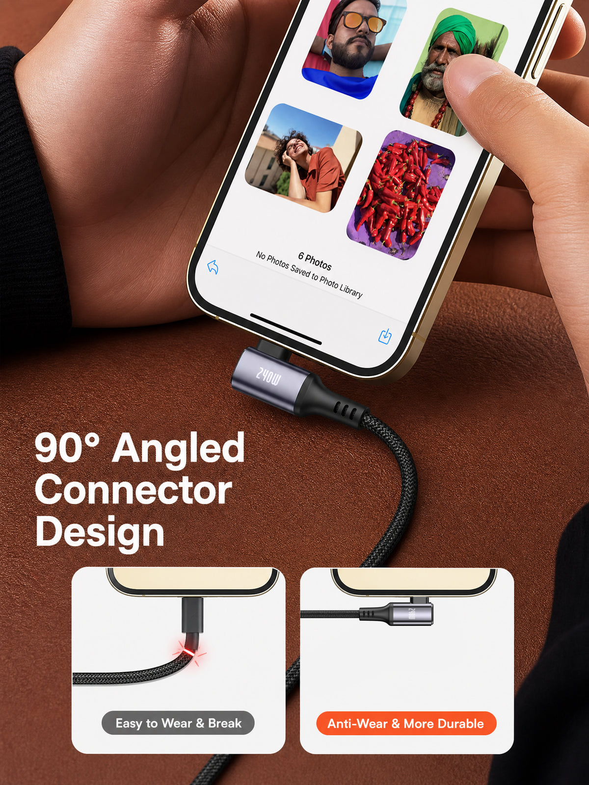 NEOHUBS VOLT ARC 240W USB C to USB C - Type C Fast Charger Cable - 1.5M