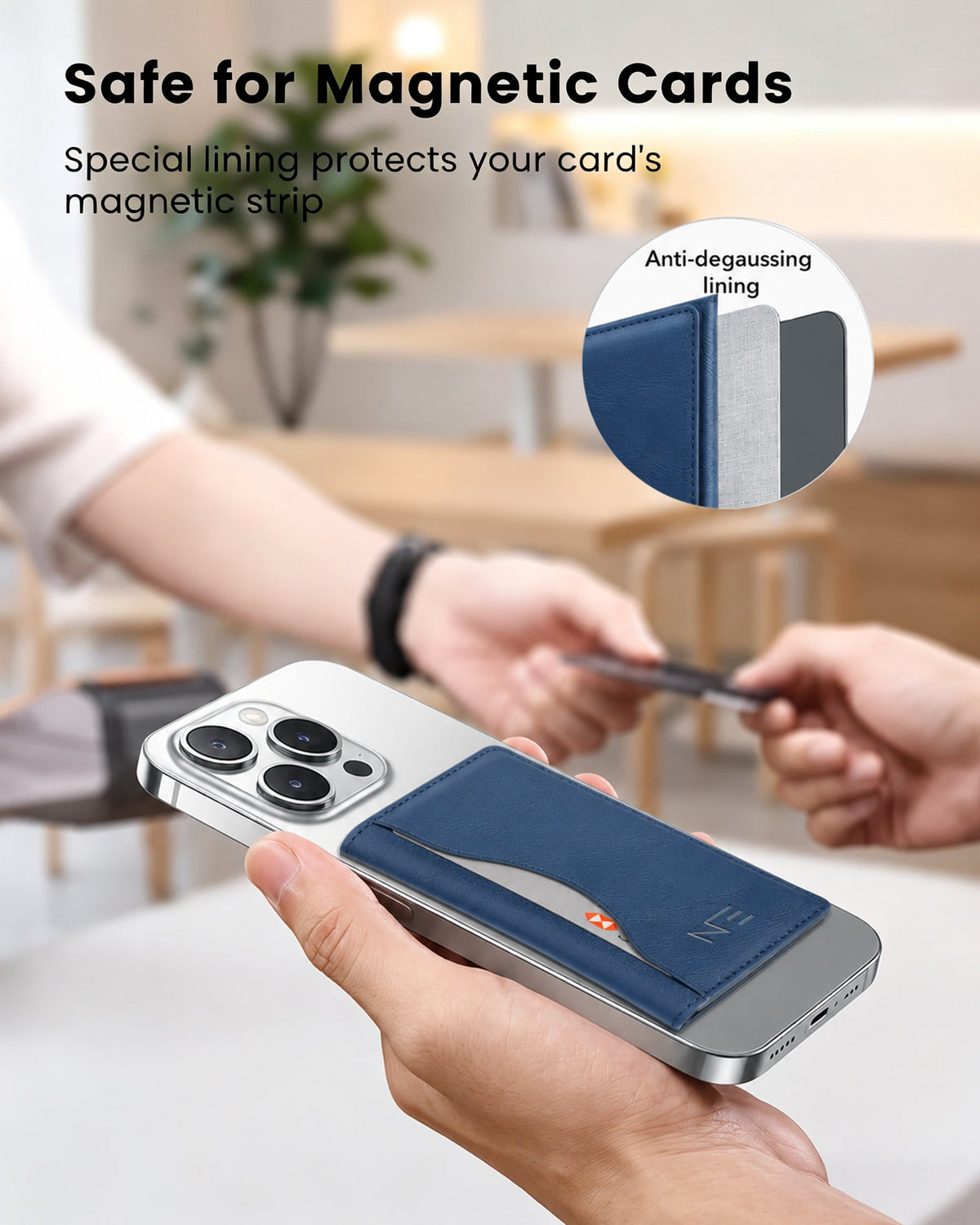 NEOHUBS ZENO MagSafe Wallet Compatible with iPhone 18/17/16/15/14 Series