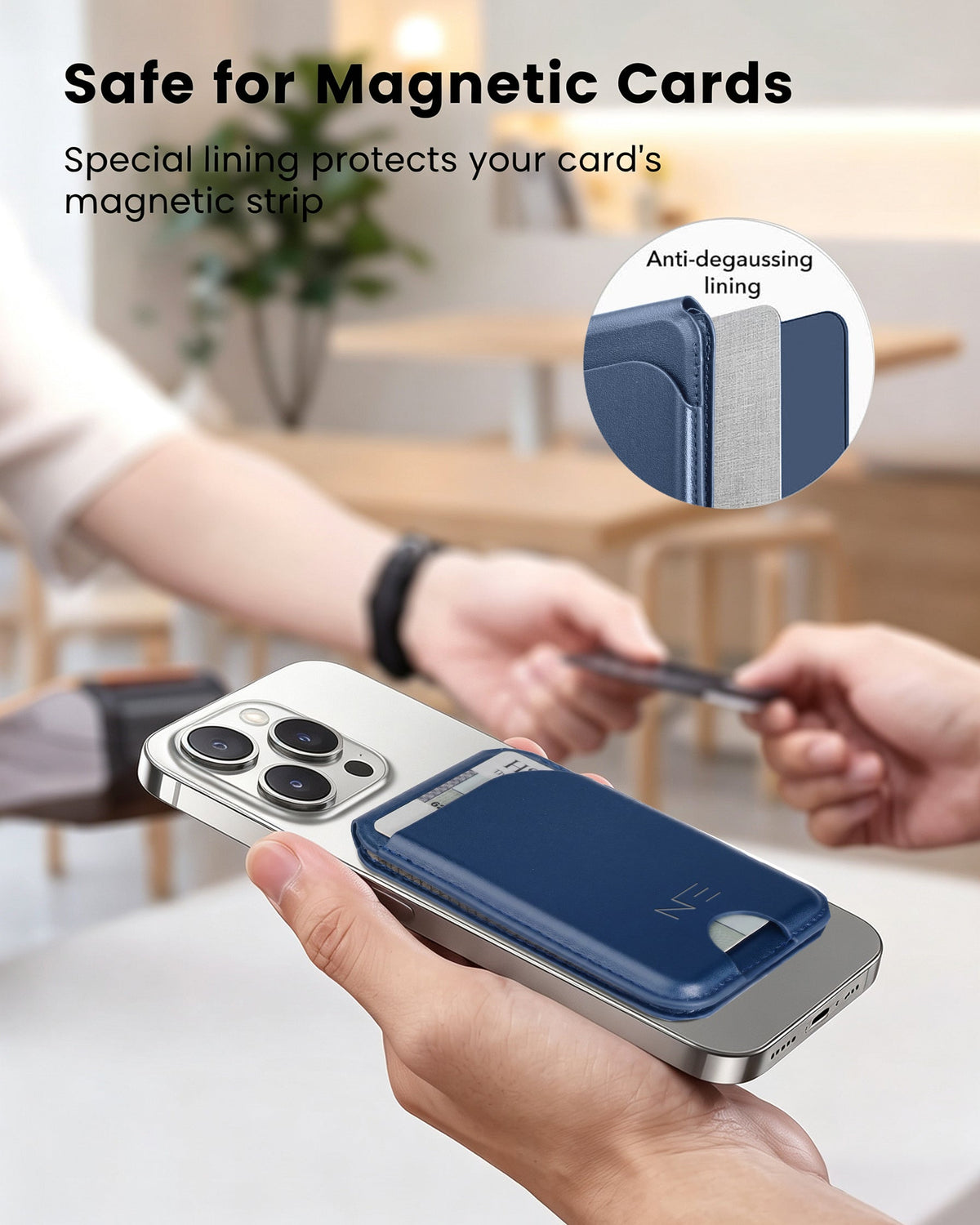 NEOHUBS ECHO MagSafe Wallet Stand Compatible with iPhone 18/17/16/15 Series