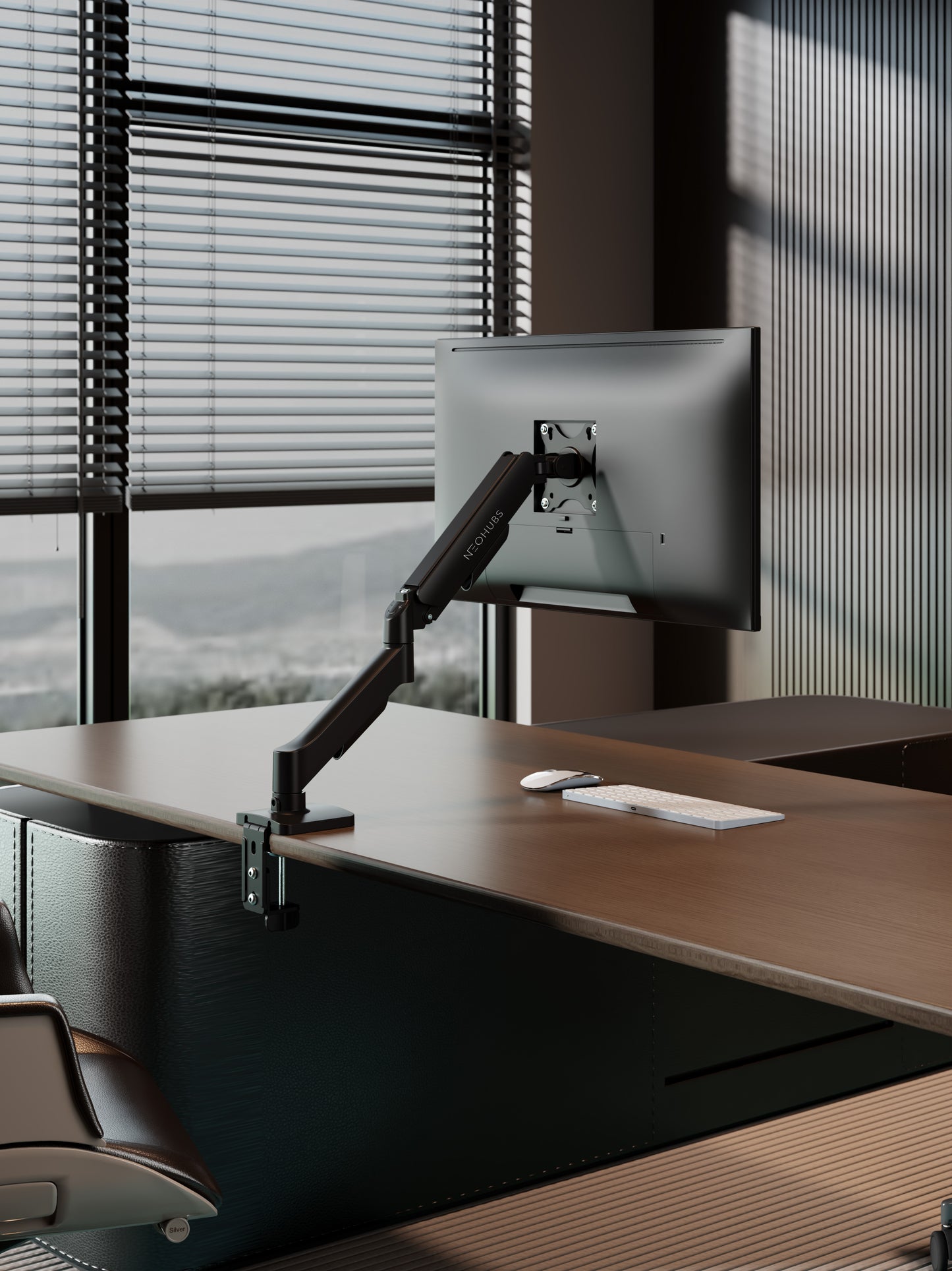 Core Single Monitor Arm Mount Adjustable Vesa Desktop Stand