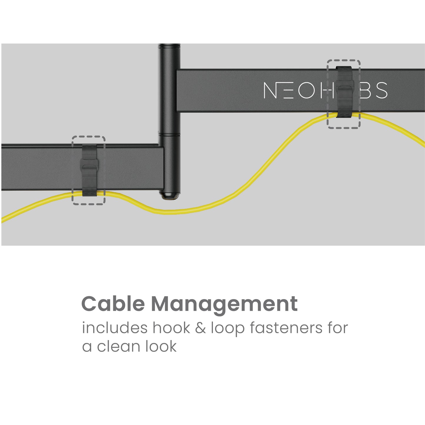 NEOHUBS 37-90" Full Motion TV Wall Mount Bracket VESA Compatible (50kg Max)