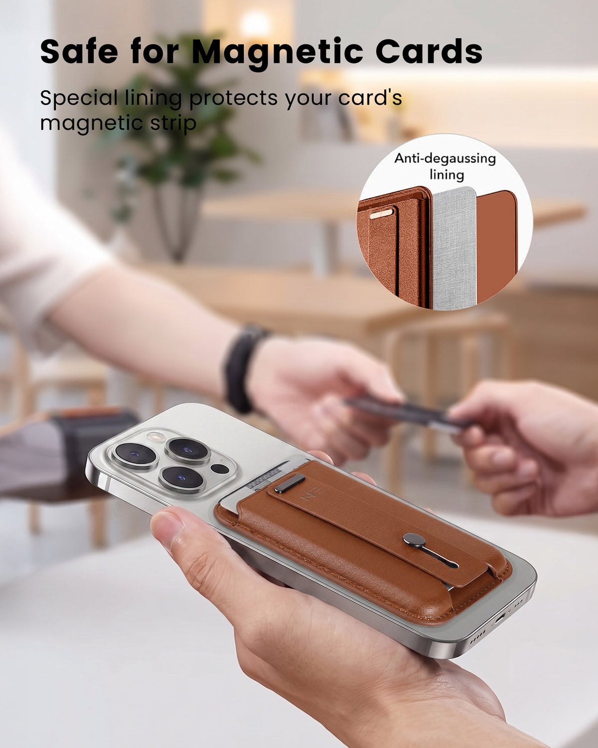 NEOHUBS LUMO MagSafe Wallet Stand Compatible with iPhone 18/17/16/15 Series