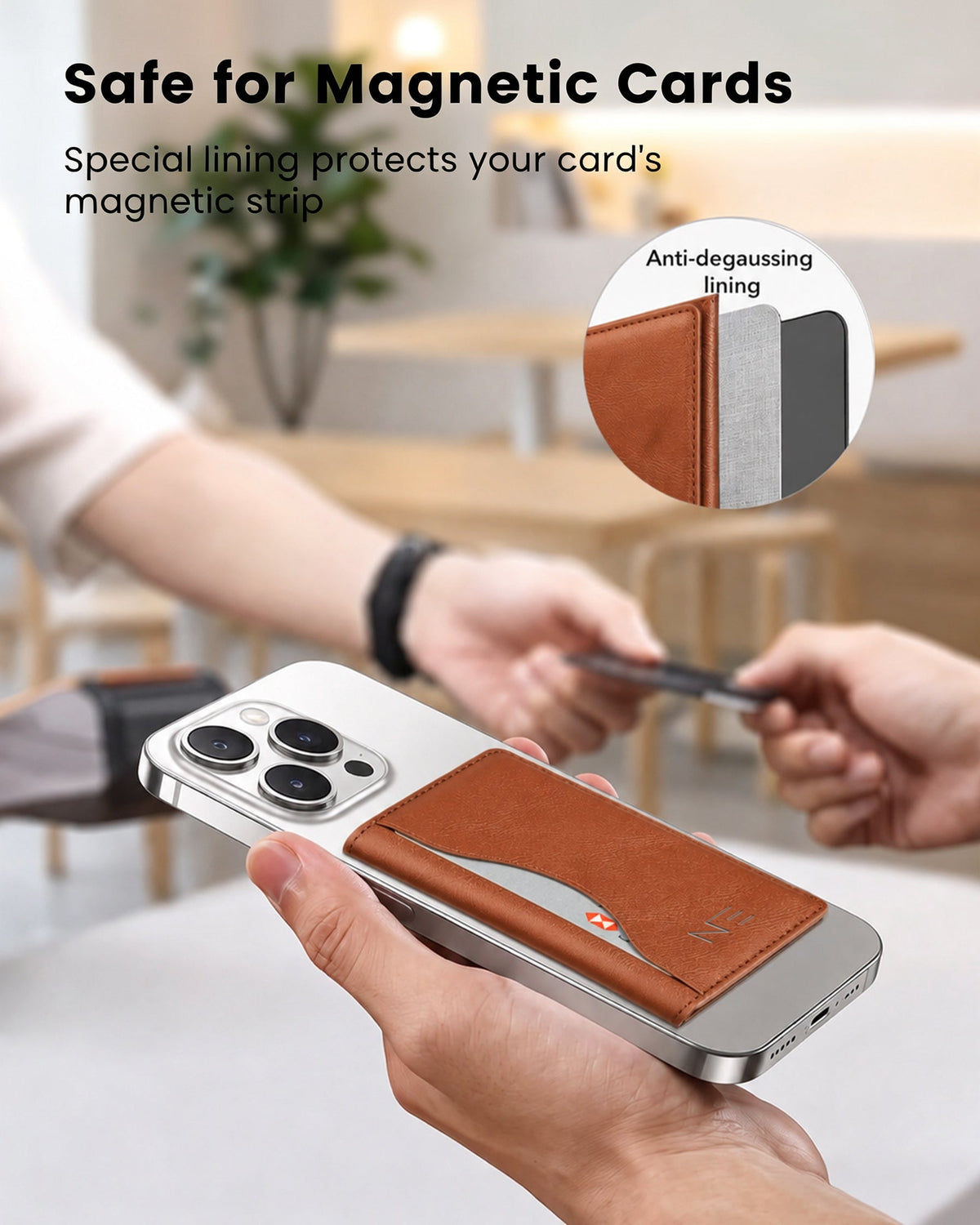 NEOHUBS ZENO MagSafe Wallet Compatible with iPhone 18/17/16/15/14 Series
