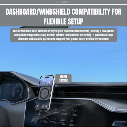 HALO Adjustable Magnetic Dashboard Car Phone Holder Mount