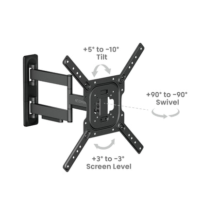 NEOHUBS 23-65" Full Motion TV Wall Mount Bracket VESA Compatible (35kg Max)