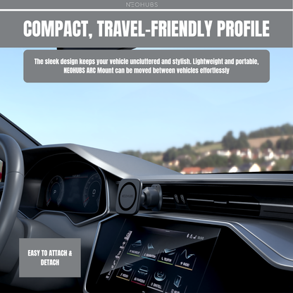 ARC Adjustable Magnetic Air Vent Car Phone Holder Mount