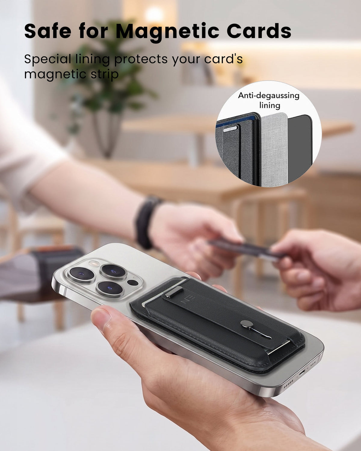 NEOHUBS LUMO MagSafe Wallet Stand Compatible with iPhone 18/17/16/15 Series