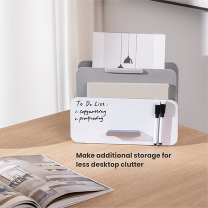 Ergonomic Steel Storage Box Stand Desk Organiser Tray