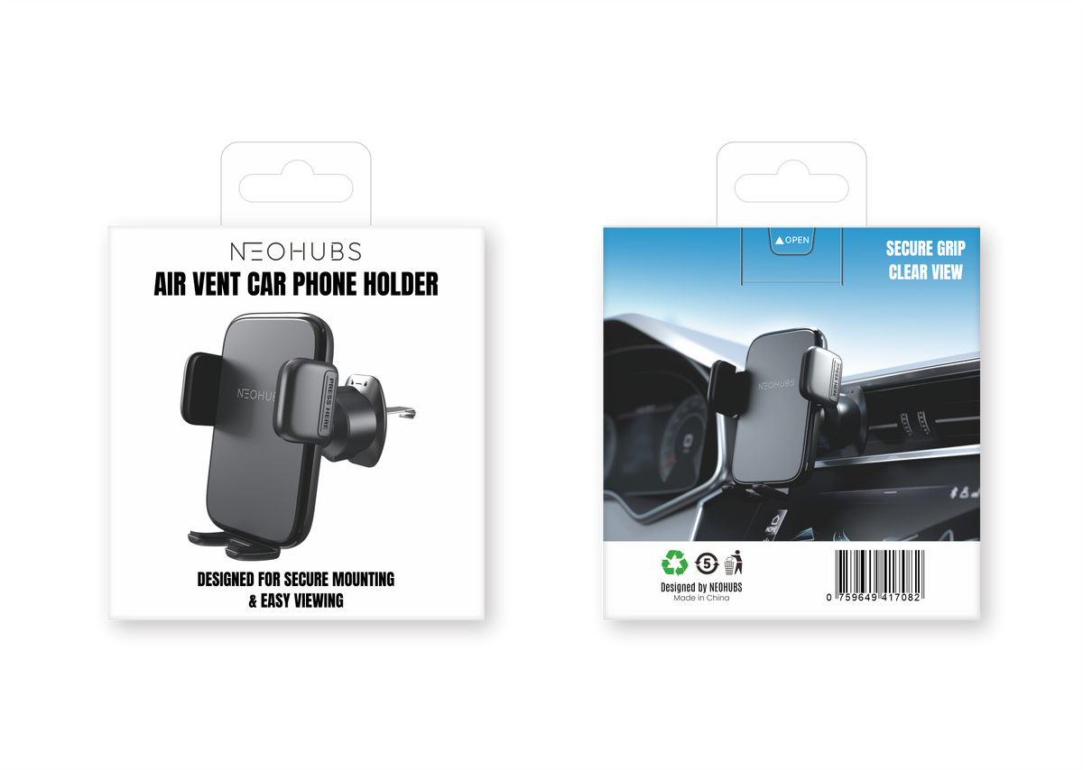 NEOHUBS AXIS Adjustable Air Vent Car Phone Holder Mount