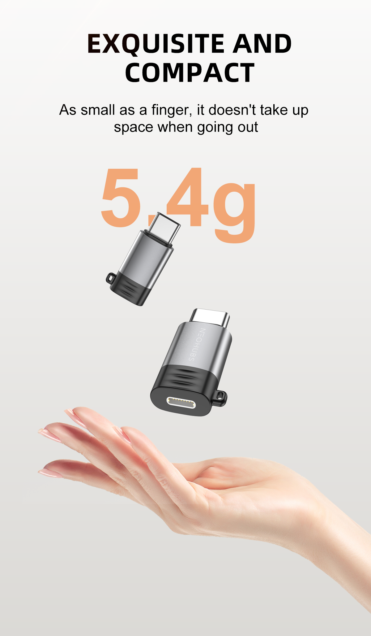 NEOHUBS NEX ADAPT Type-C to USB 3.0 Adapter USB-C to USB-A Converter
