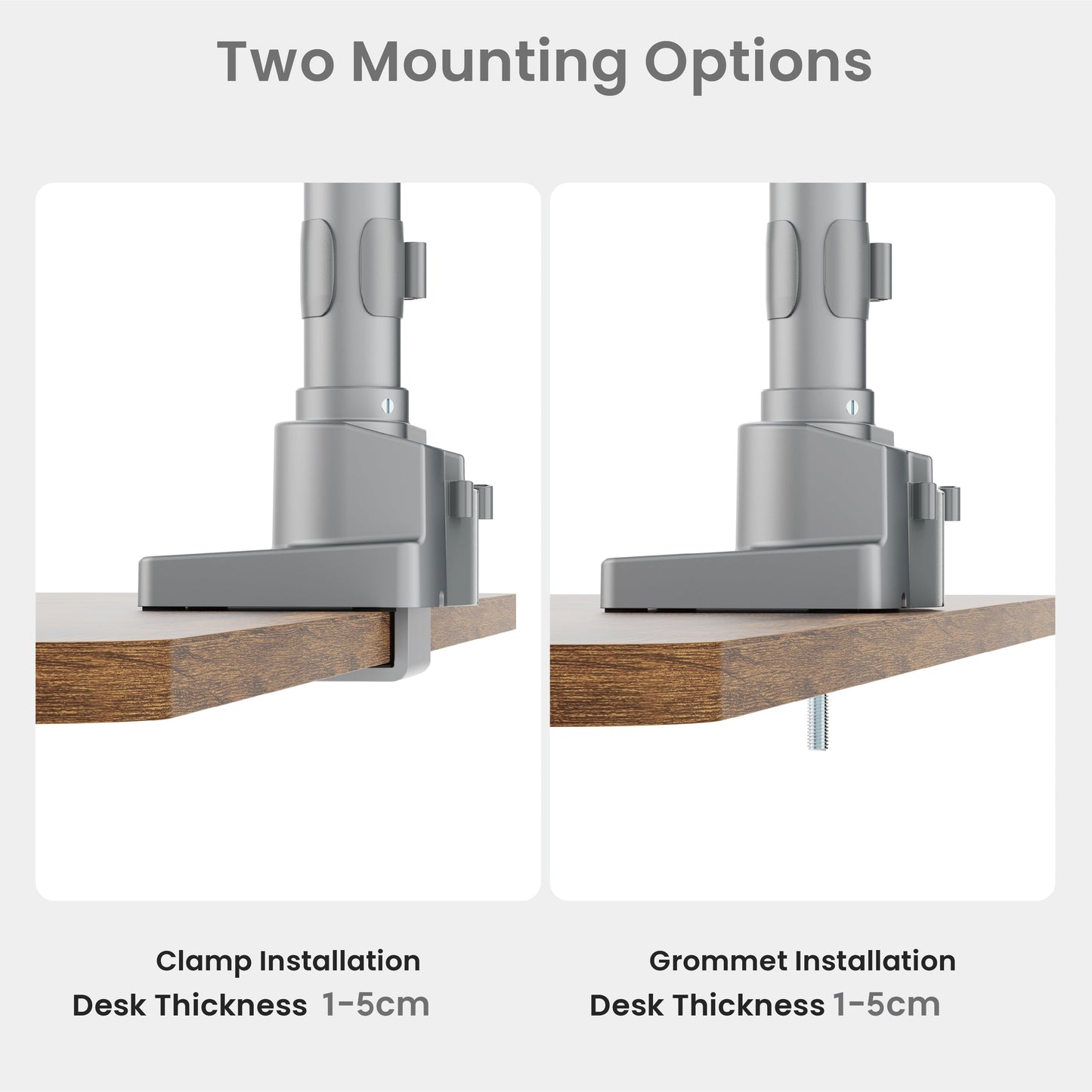 NEOHUBS Pro+ Dual Monitor Arm Mount Premium Adjustable VESA Desktop Stand
