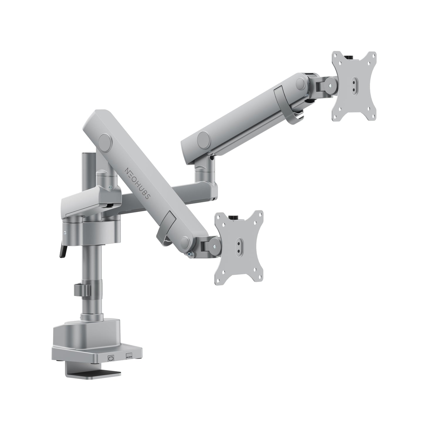 NEOHUBS Pro+ Dual Monitor Arm Mount Premium Adjustable VESA Desktop Stand
